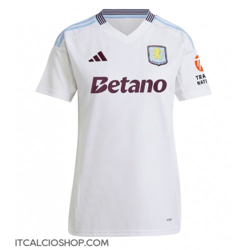 Aston Villa Leon Bailey #31 Seconda Maglia Femmina 2024-25 Manica Corta Aston Villa Leon Bailey #31 Seconda Maglia Femmina 2024-25 Manica Corta